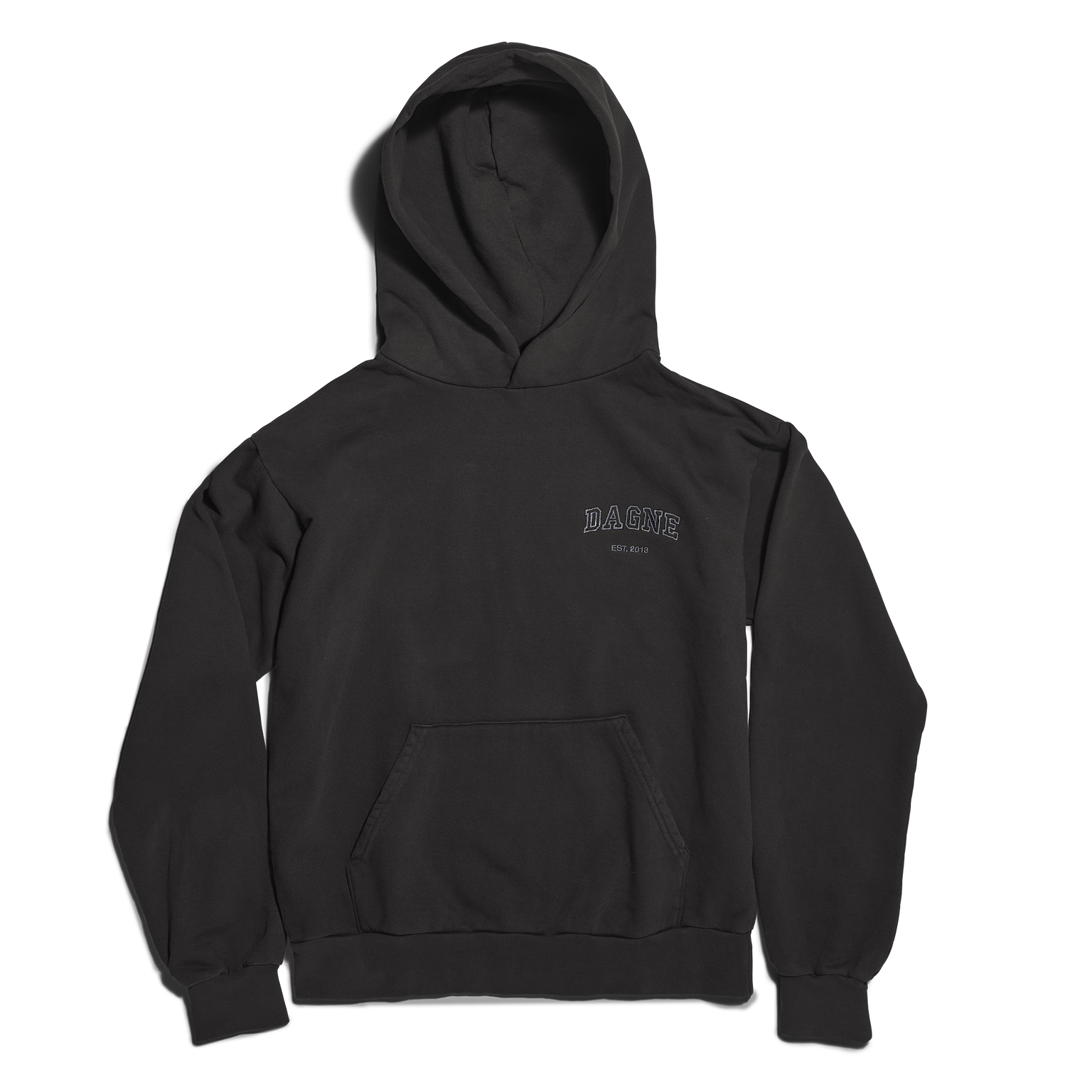 Dagne Dover Hooded Sweatshirt in onyx.