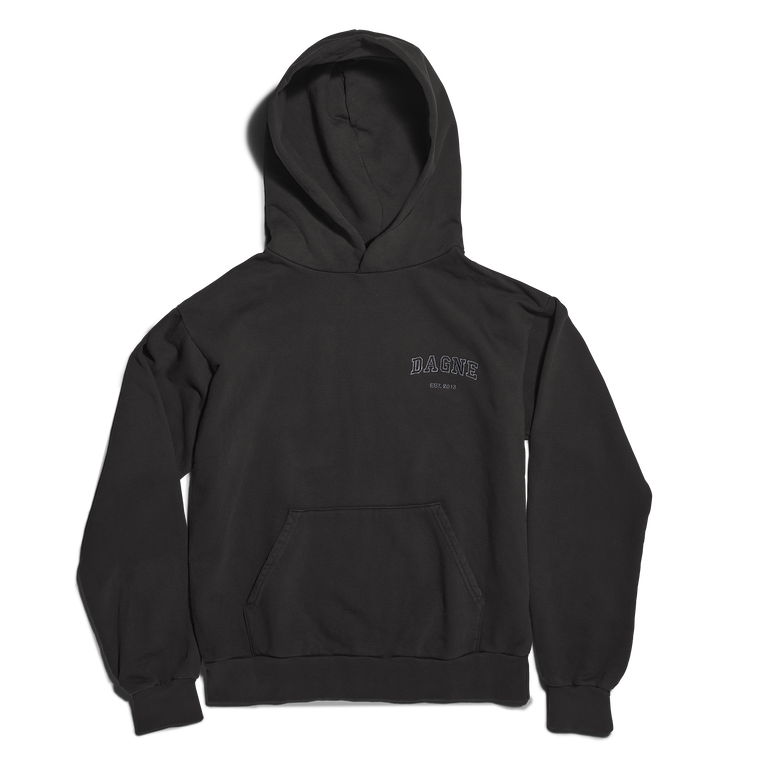 Dagne Dover Hooded Sweatshirt in onyx.