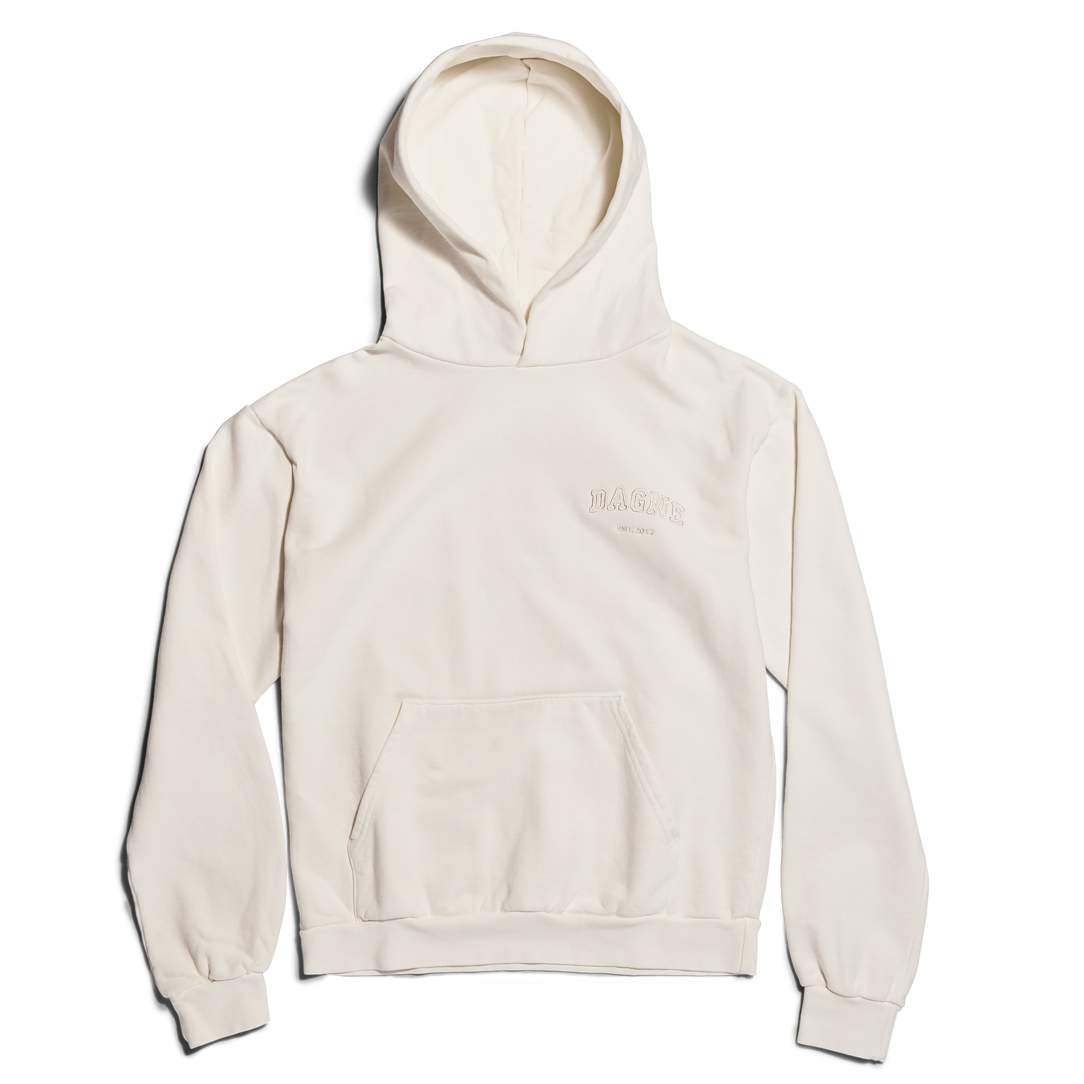 Dagne Dover Hooded Sweatshirt in moonbeam.