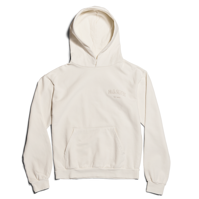 Dagne Dover Hooded Sweatshirt in moonbeam.