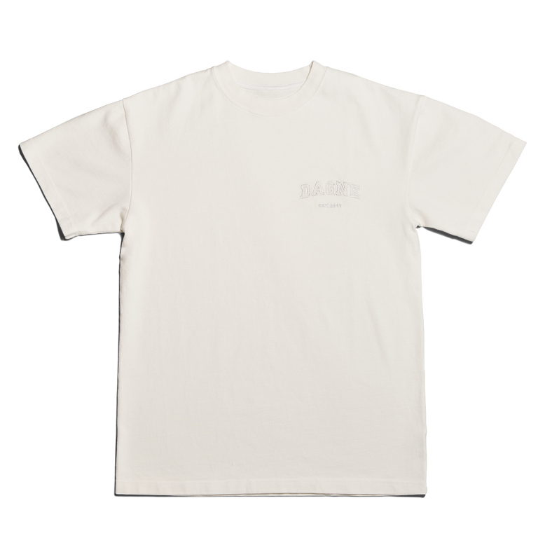 Dagne Dover Short Sleeve Tee in moonbeam.