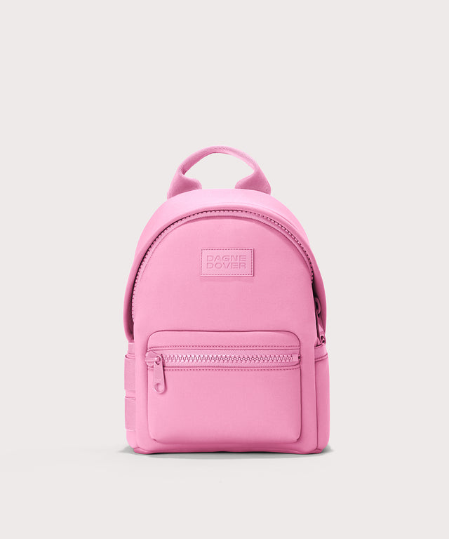 Dagne Dover Small Dakota Backpack in a true bubble gum pink.