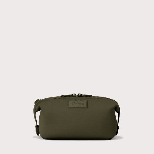 Hunter Toiletry Bag in Dark Moss, Small
