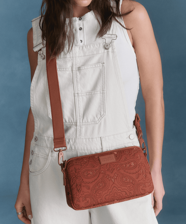 Nora Shoulder Bag in Sweet Tea Paisley