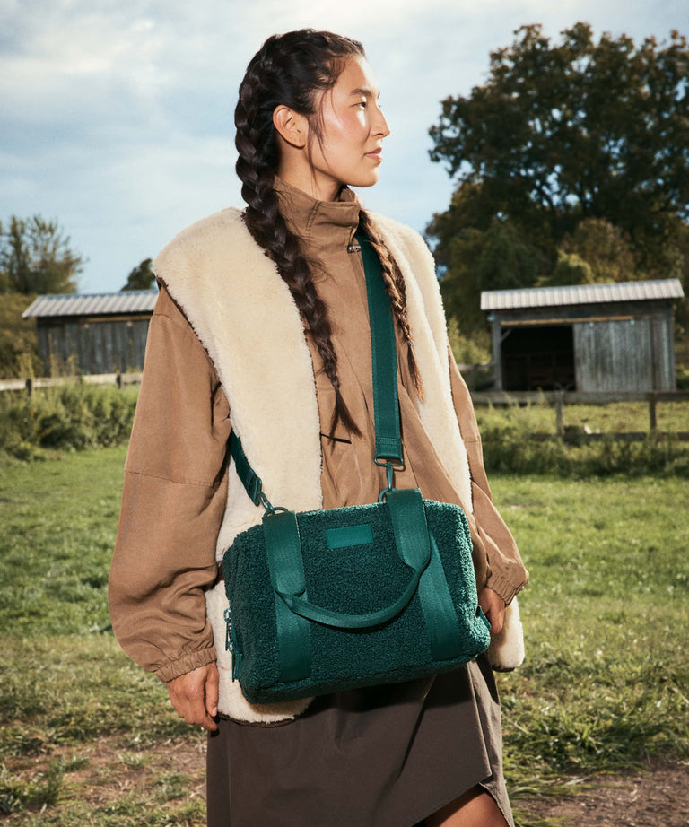 Landon Carryall in Cypress Shearling, Small