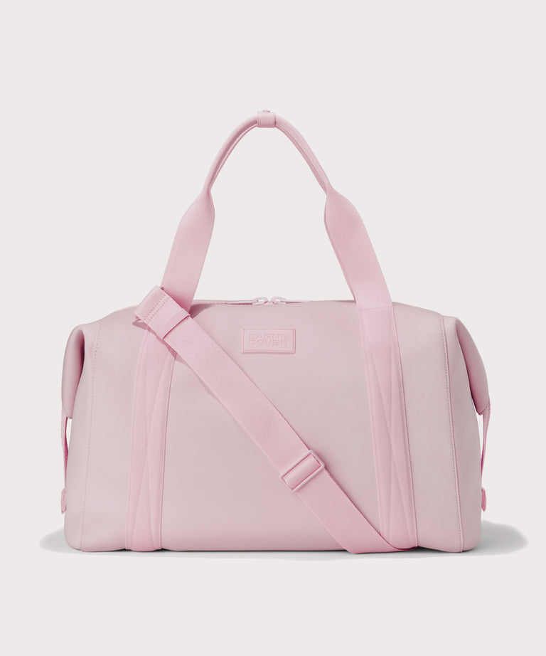 Extra large Landon Carryall in a cool, powdery pink with soft grey undertones

