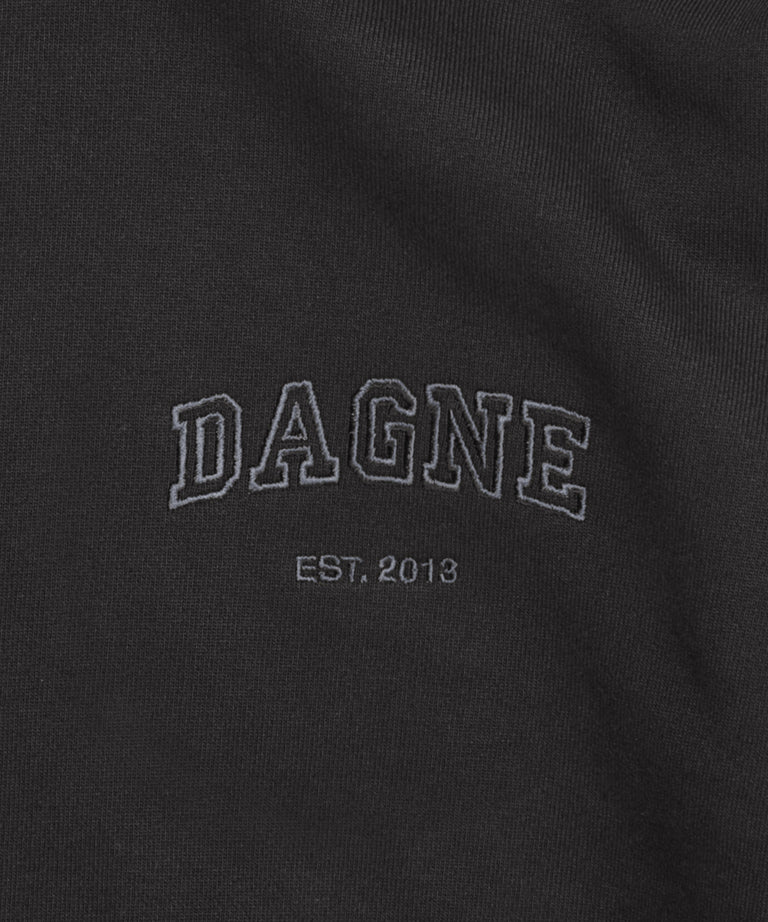 Varsity Logo Hoodie in Onyx, 4X