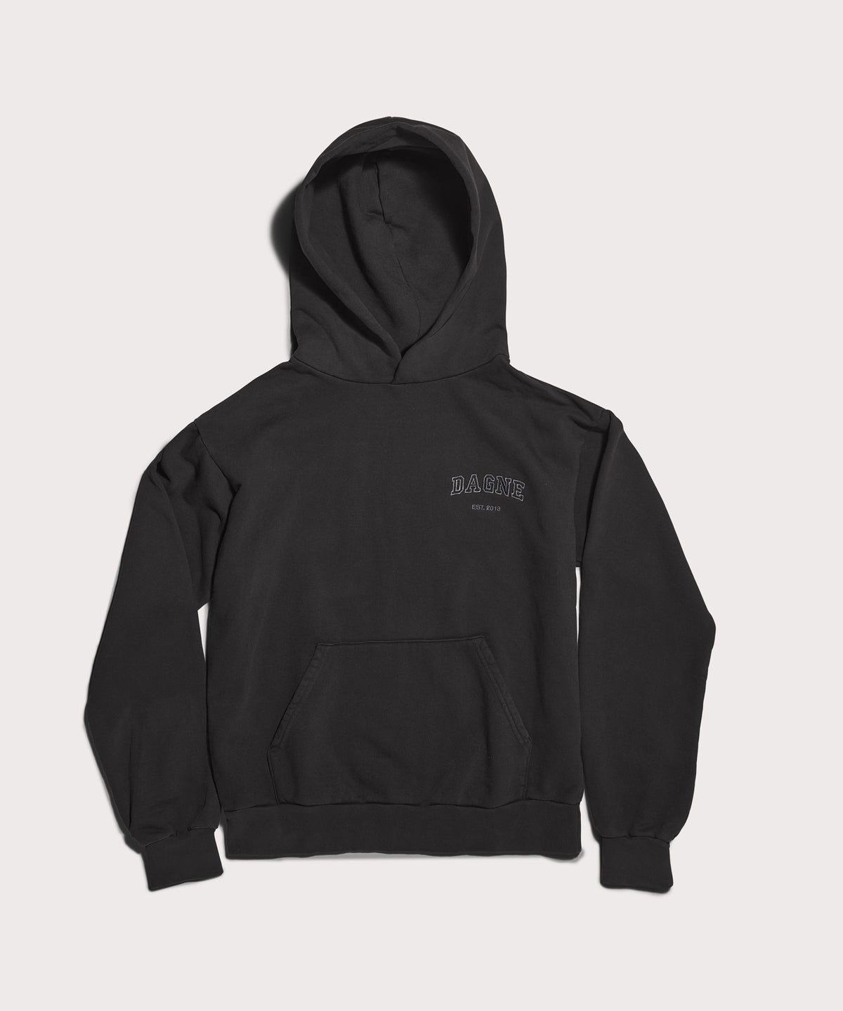 Varsity Logo Hoodie in Onyx, 2X