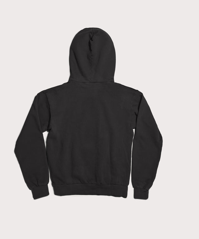 Varsity Logo Hoodie in Onyx, 2X