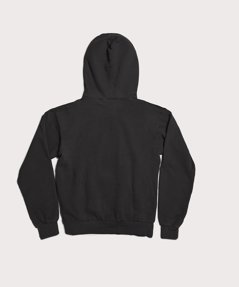 Varsity Logo Hoodie in Onyx, 2X