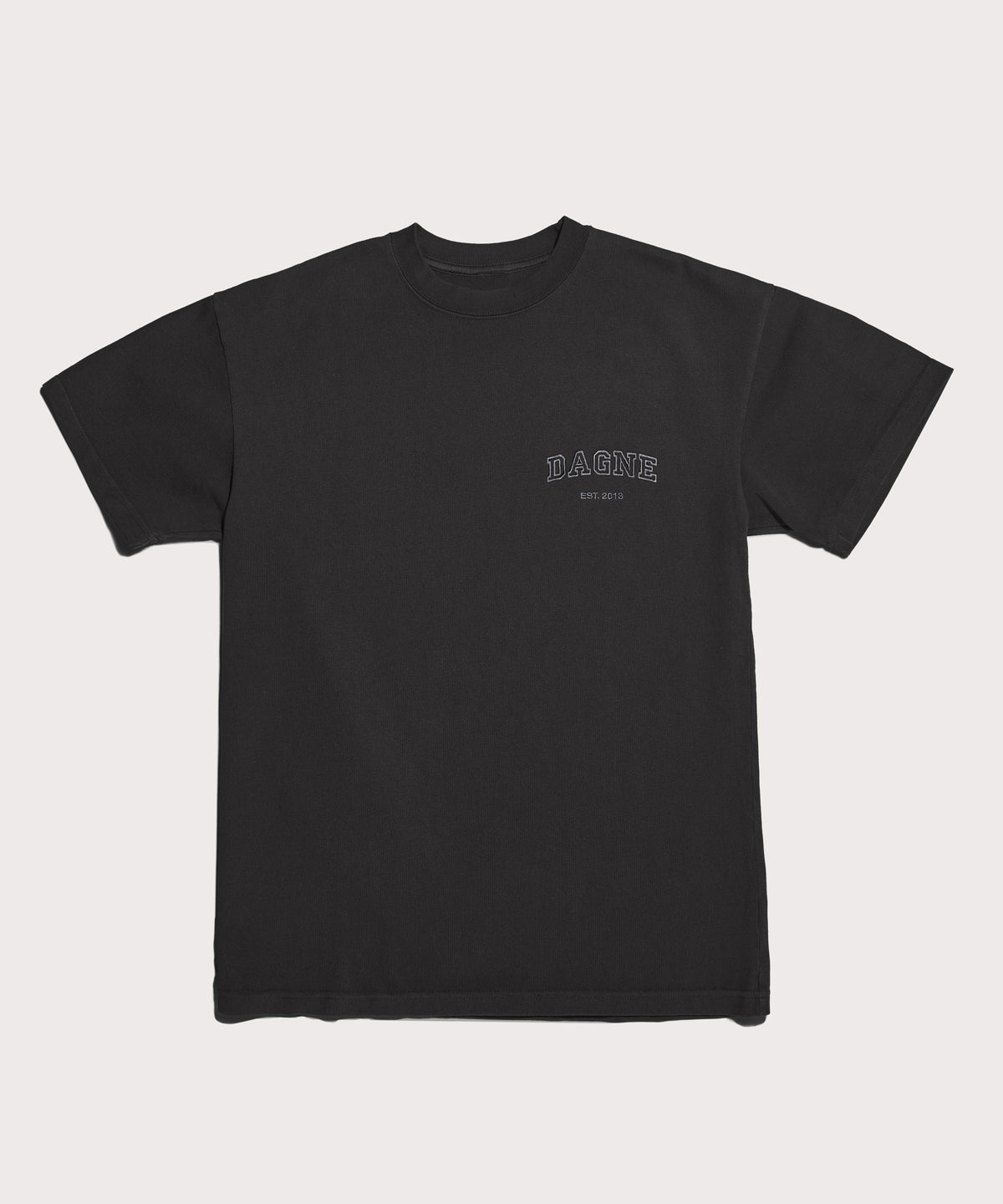 Varsity Logo T-shirt in Onyx, 4X