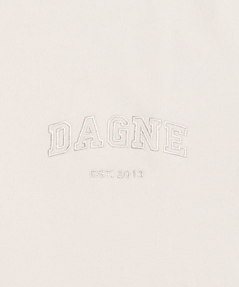 Varsity Logo T-shirt in Moonbeam, XL