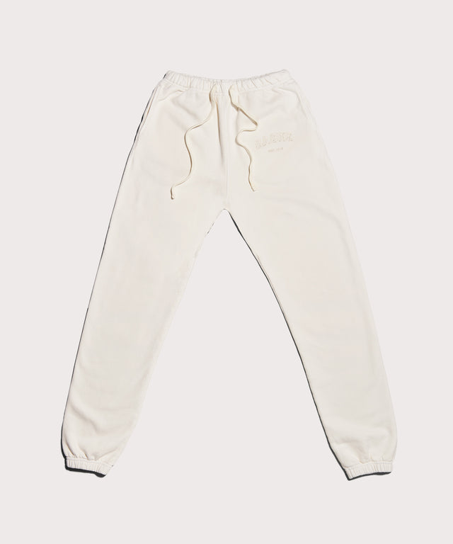 Varsity Logo Sweatpants in Moonbeam, Large