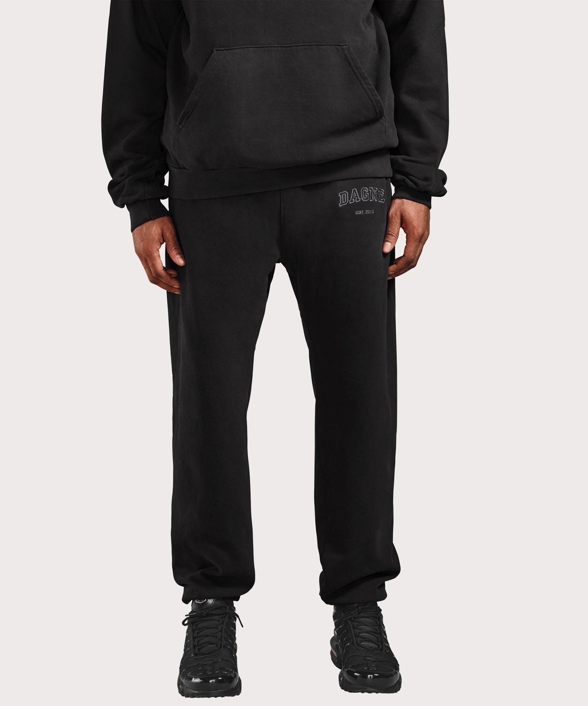 Varsity Logo Sweatpants in Onyx, XL