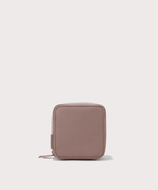 Dagne Dover small Arlo Tech Organizer in pink.