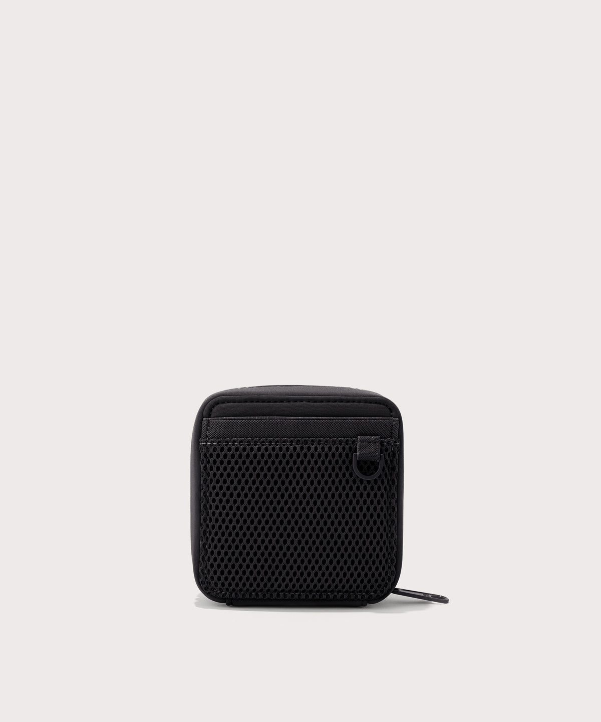 Dagne Dover small Arlo Tech Organizer in black seen from the back.