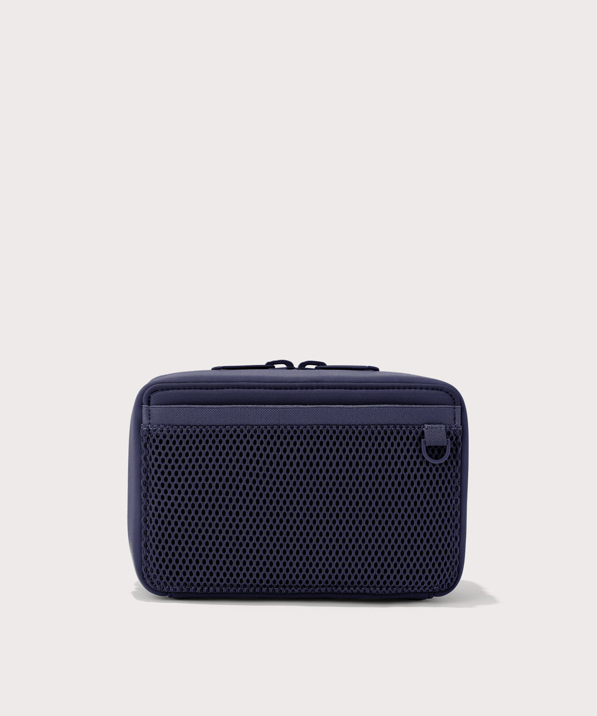 Dagne Dover large Arlo Tech Organizer in dark blue seen from the back.