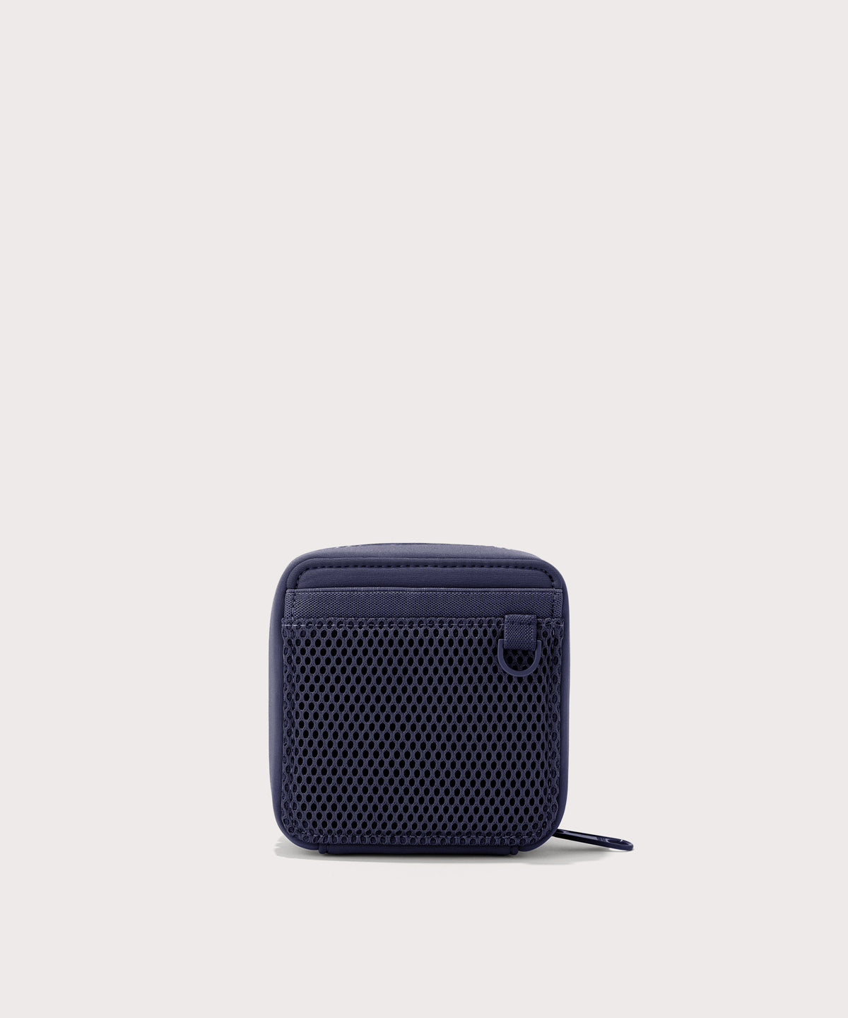 Dagne Dover small Arlo Tech Organizer in  dark blue seen from the back.
