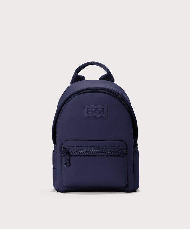 Dagne Dover Dakota Small Neoprene Backpack in dark blue.