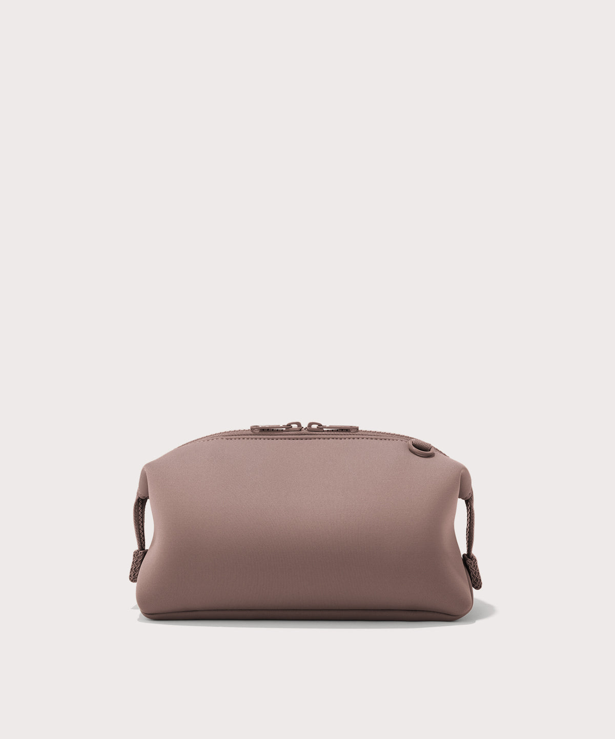 Dagne Dover Large Hunter Toiletry Bag in pink seen from the back.
