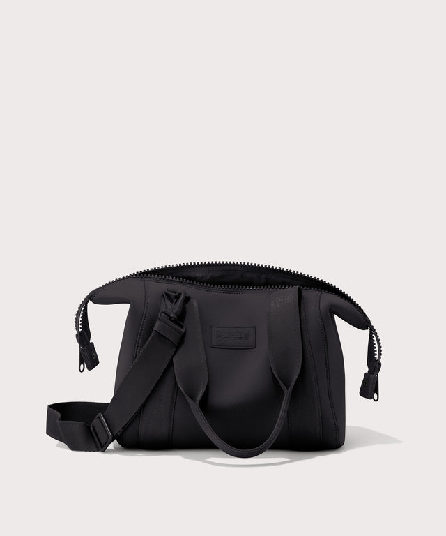 small Landon Carryall in black unzipped
