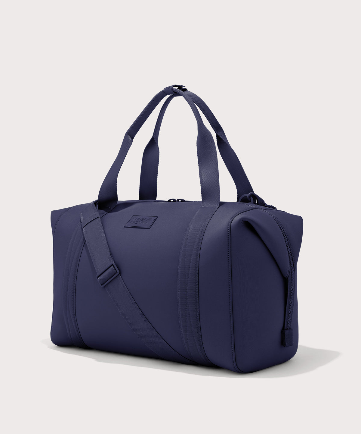 Extra large Landon Carryall in dark blue, side view
