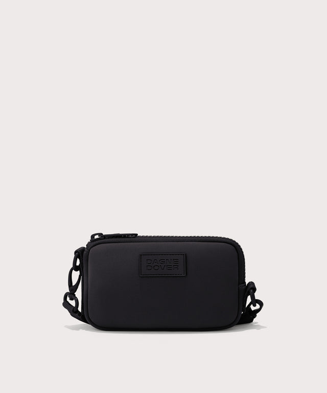 Dagne Dover Mara Phone Sling in black.
