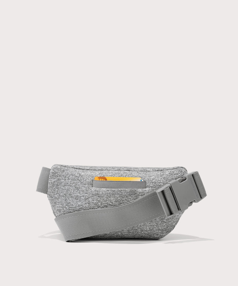 Dagne Dover Ace Fanny Pack in grey  seen from the back

