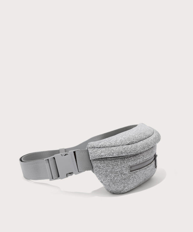 Dagne Dover Ace Fanny Pack in grey  seen from the side
