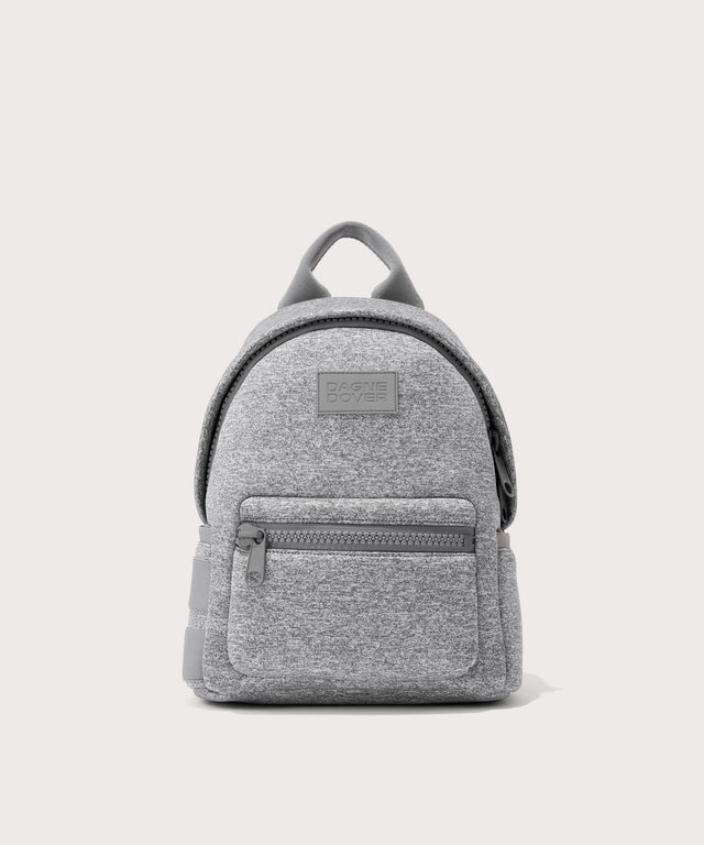 Dagne Dover Dakota Small Neoprene Backpack in grey.