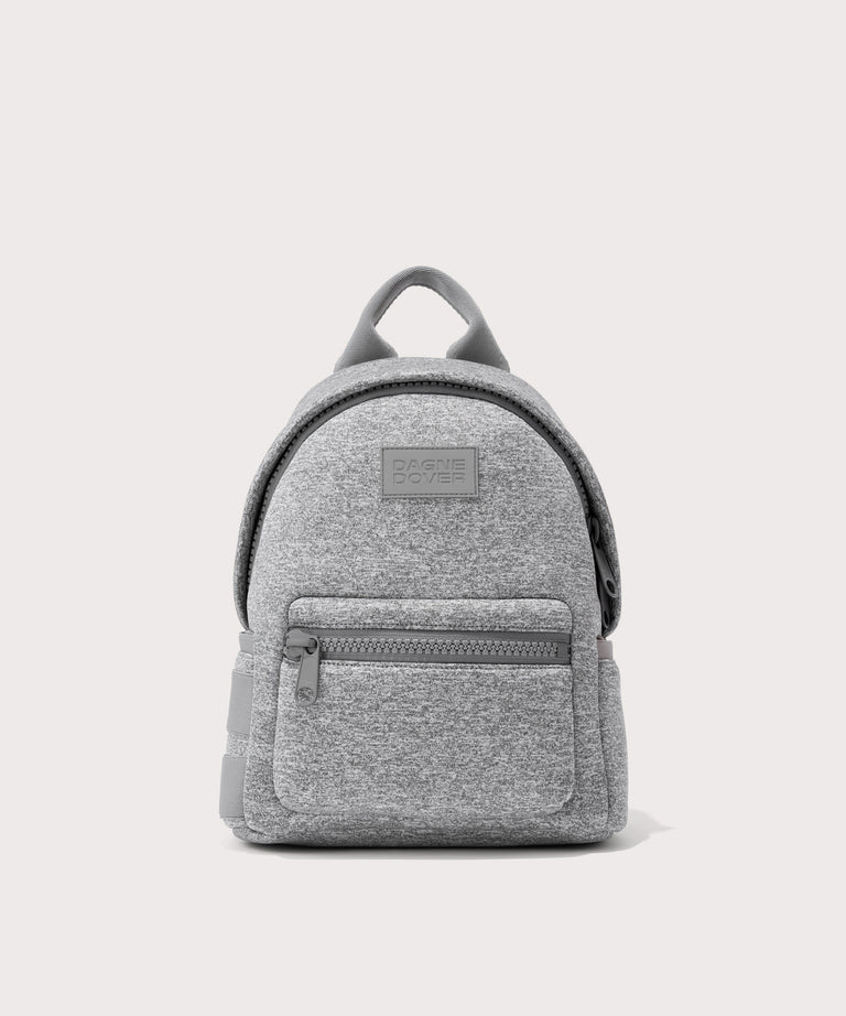 Dagne Dover Dakota Small Neoprene Backpack in grey.