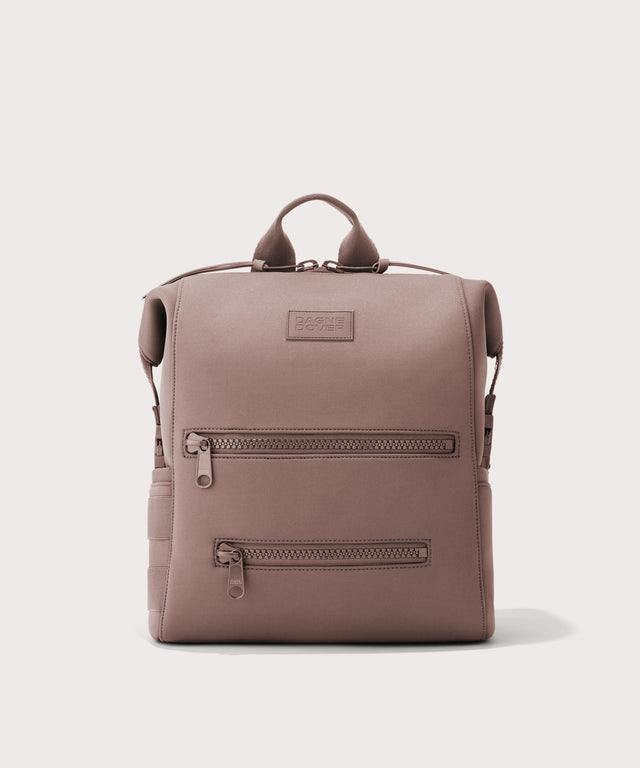 Dagne Dover medium Indi Diaper Backpack in pink.