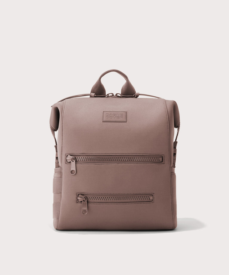 Dagne Dover medium Indi Diaper Backpack in pink.
