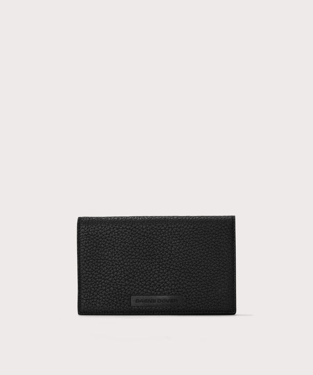 Dagne Dover Accordion Travel Wallet in black.