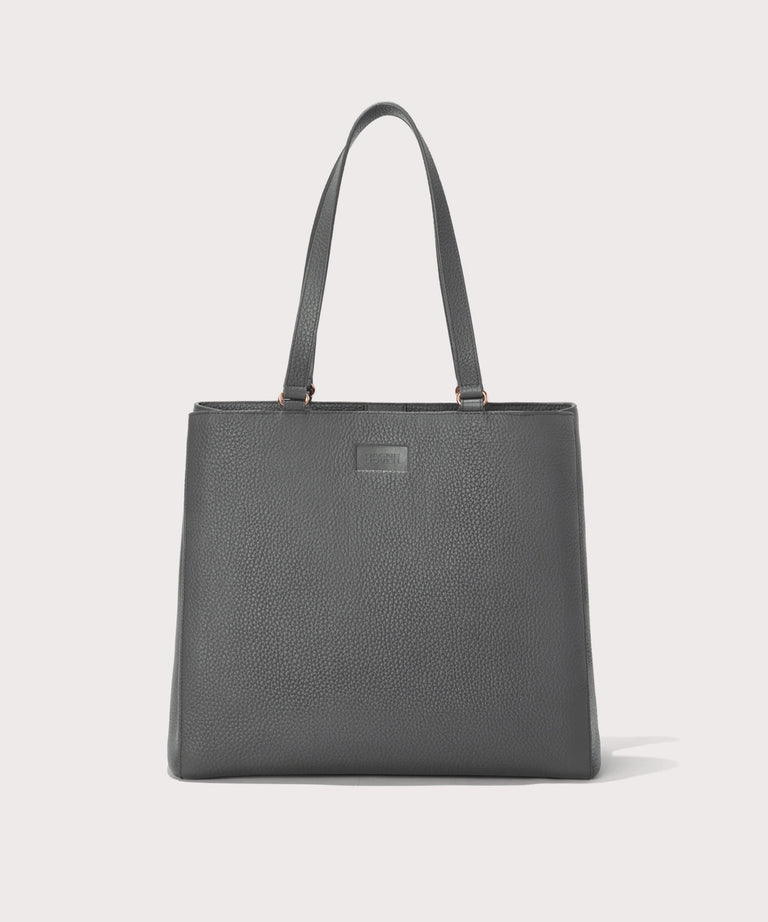 Dagne Dover large Allyn Tote in grey.