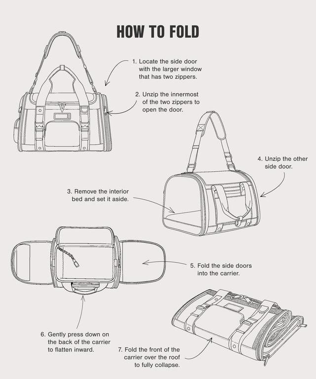 Kyoto Pet Carrier in Warm Dust, Large