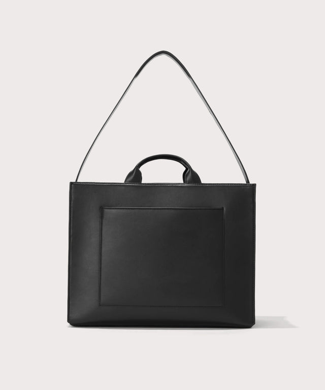 Dagne Dover large vegan Daily Tote in black.