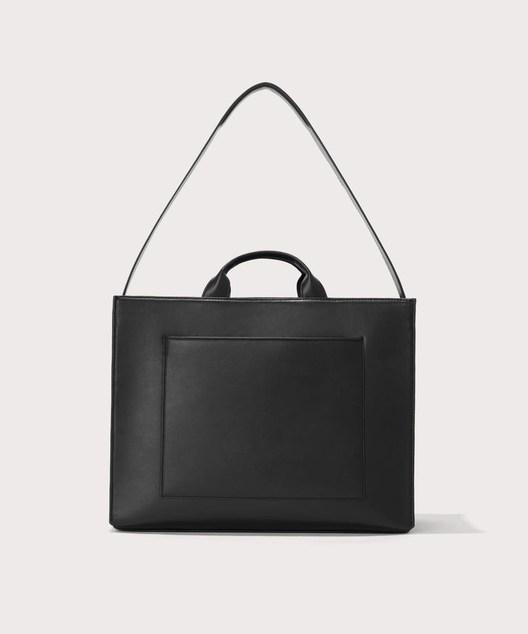 Dagne Dover large vegan Daily Tote in black.
