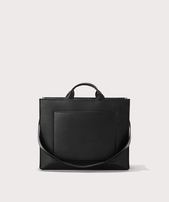 Dagne Dover medium vegan Daily Tote in black with the 11