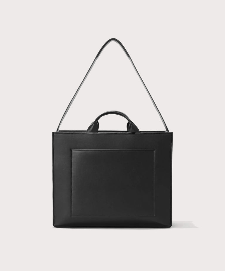 Dagne Dover medium vegan Daily Tote in black.