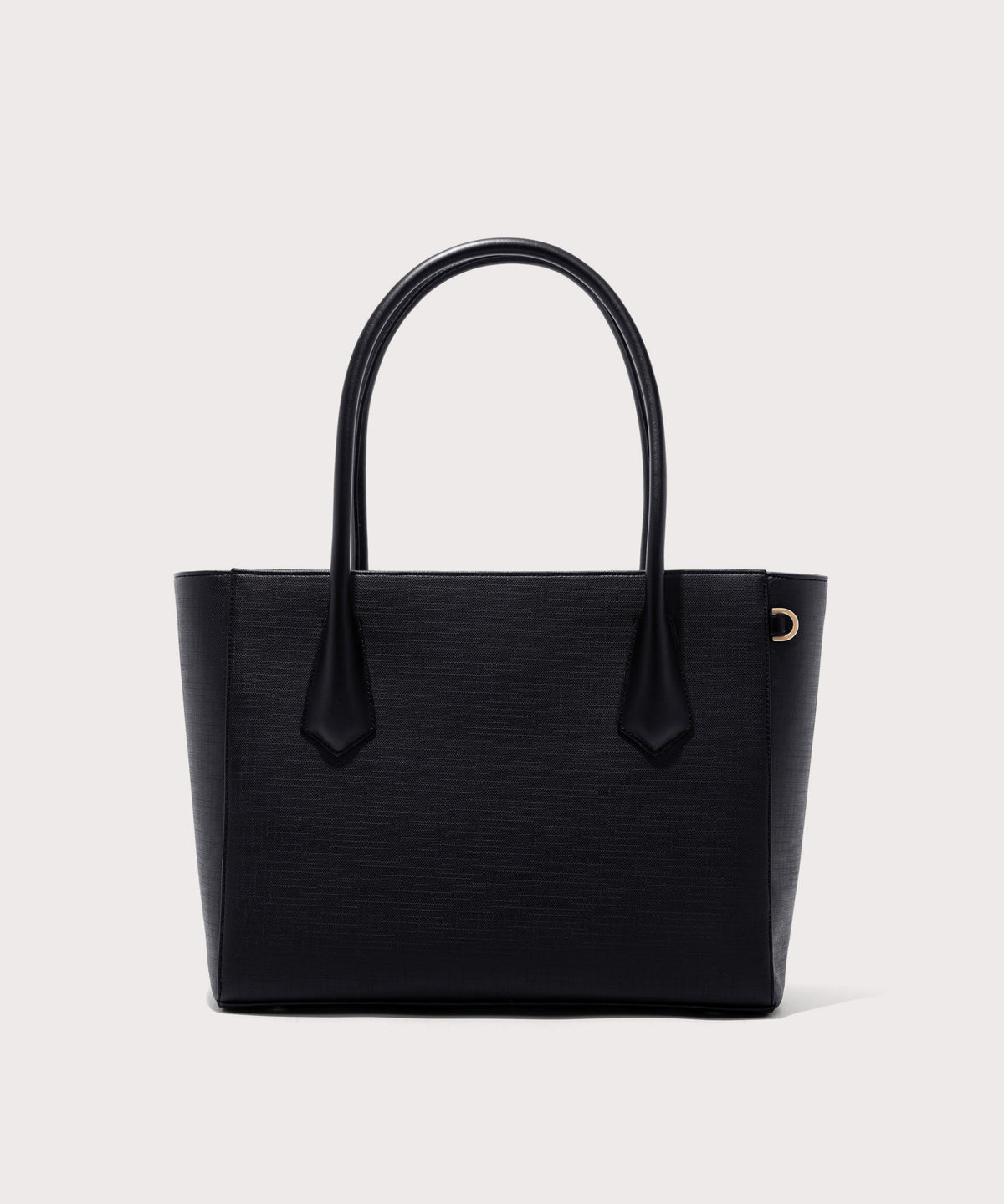 Dagne Dover Legend Signature Leather Tote in black.
