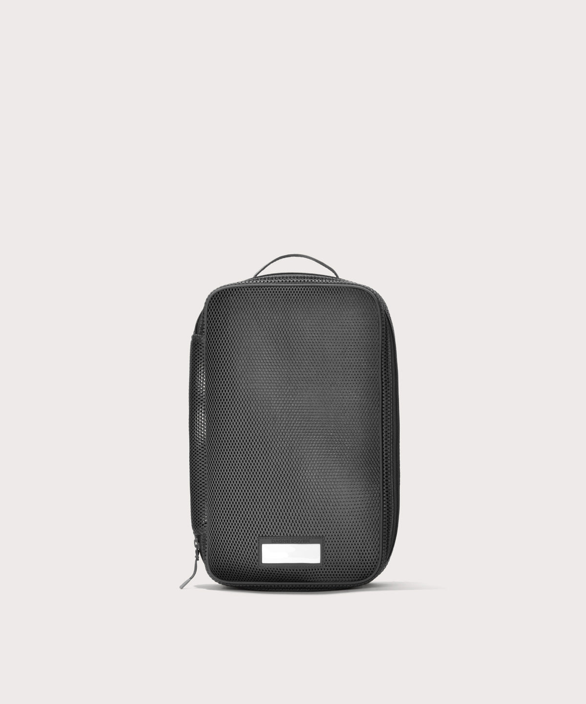 Front view of medium Roma packing cube in carbon black