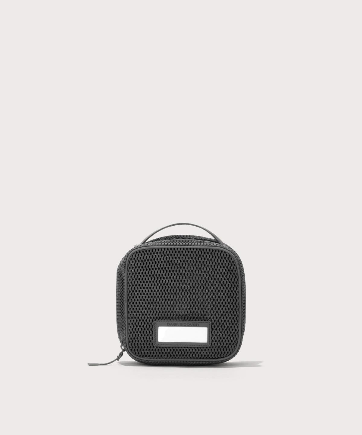 Front view of small Roma packing cube in carbon black
