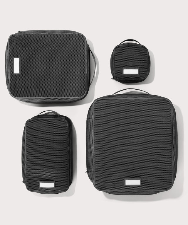 Roma Packing Cube in Carbon Air Mesh, Extra Large