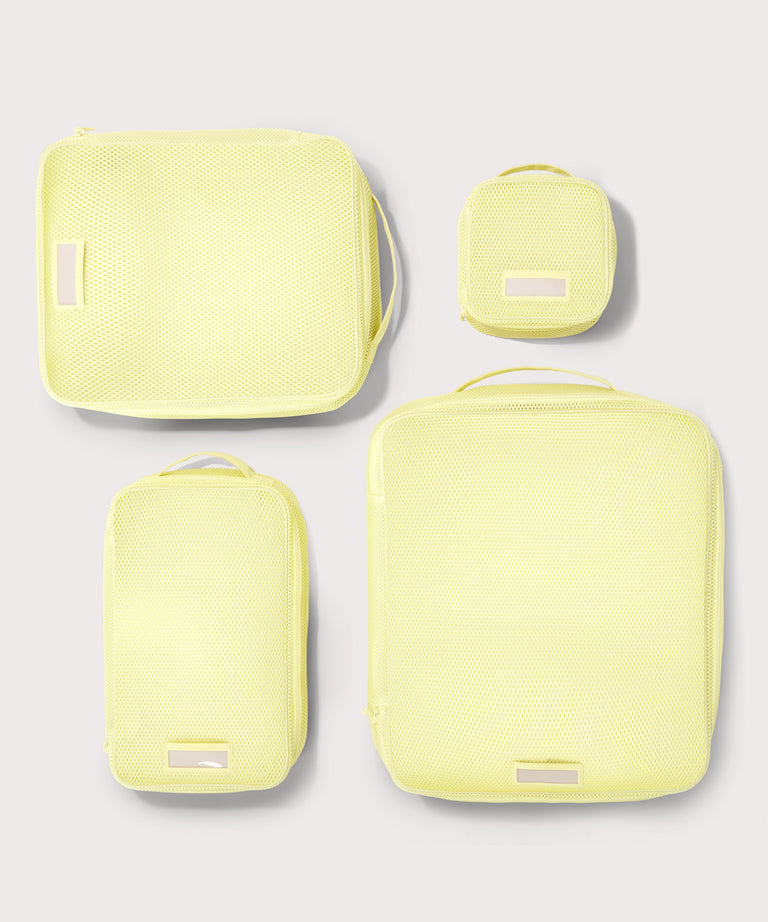 Roma Packing Cube in Citrine Air Mesh, Medium