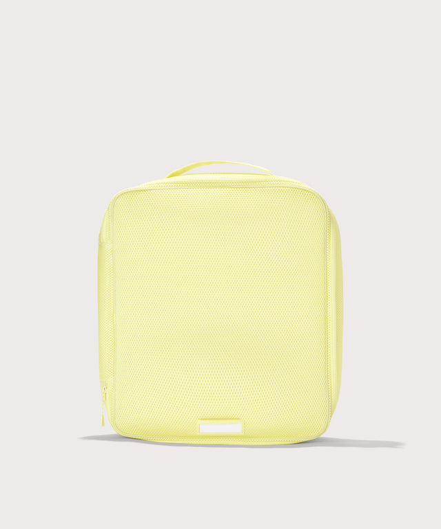 Front view of extra large Roma packing cube in citrine