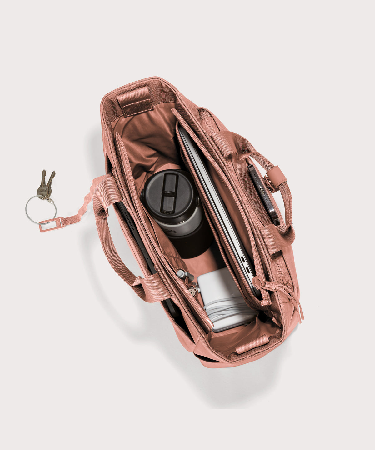 Petra Convertible Tote in Warm Dust